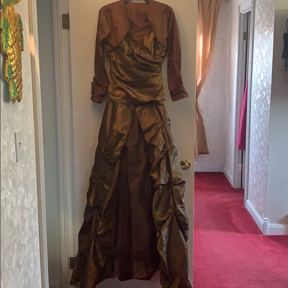 Dark brown dress